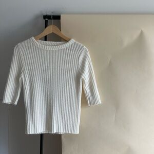 Vintage Ribbed Sweater (Sized XS/S)